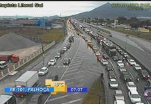 CONTORNO VIÁRIO DA GRANDE FLORIANÓPOLIS. O GOVERNO TEMER GARANTE: CALVÁRIO DIÁRIO NA BR-101 VAI CONTINUAR