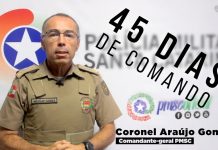 VÍDEO: COMANDANTE DA POLÍCIA MILITAR/SC AVALIA TRABALHOS DA CORPORAÇÃO