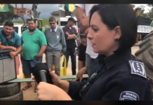 POR TELEFONE, GEAN LOUREIRO OFERECE APOIO E AGRADECE CAMINHONEIROS