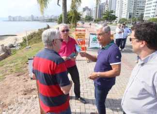 DESPOLUIÇÃO DA BEIRA-MAR NORTE: OBRAS TERMINAM ATÉ O FINAL DO ANO
