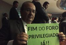 DEPUTADO JORGINHO MELLO PROMOVE SEMINÁRIO PARA ACABAR COM FORO PRIVILEGIADO