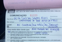 PREFEITURA EMBARGA OBRA IRREGULAR DA AERONÁUTICA NA PRAIA DO CAMPECHE