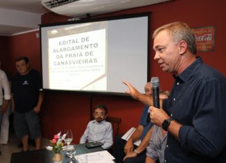 PREFEITURA OFICIALIZA PROJETO DE ALARGAMENTO DA PRAIA DE CANASVIEIRAS