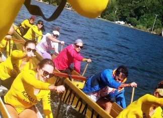 PREFEITURA INAUGURA BASE PARA PRÁTICA DE CANOAGEM HAVAIANA NA BEIRA MAR