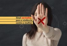 CAMPANHA SINAL VERMELHO: PRIMEIRO CASO DE VIOLÊNCIA CONTRA A MULHER EM SC