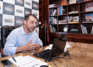 GOVERNADOR CARLOS MOISÉS RETOMA POLÍTICAS DE SAÚDE CONTRA O CORONAVÍRUS