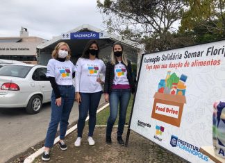 VACINAÇÃO SOLIDÁRIA EM FLORIANÓPOLIS: FUNDAÇÃO SOMAR RECOLHE DOAÇÕES DE 100 TONELADAS DE ALIMENTOS