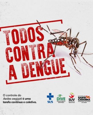 SAÚDE DE SC ALERTA SOBRE AUMENTO EXPRESSIVO DE CASOS DE DENGUE