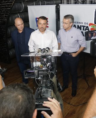 GOVERNADOR MOISÉS LIBERA RECURSOS PARA OBRAS DE INFRAESTRUTURA EM BLUMENAU