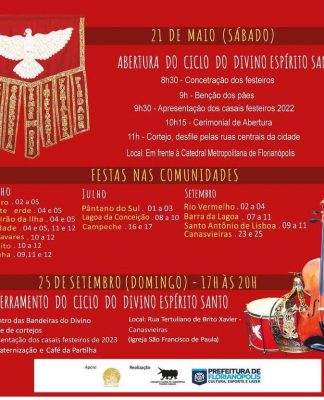 HOMENAGENS NA CÂMARA MUNICIPAL RENOVAM A HISTÓRIA RELIGIOSA DO CICLO DO DIVINO EM FLORIANÓPOLIS