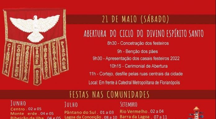 HOMENAGENS NA CÂMARA MUNICIPAL RENOVAM A HISTÓRIA RELIGIOSA DO CICLO DO DIVINO EM FLORIANÓPOLIS
