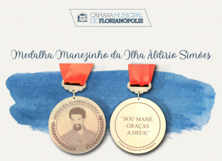 HOMENAGEM AO LEGÍTIMO MANEZINHO DA ILHA: CÂMARA MUNICIPAL ENTREGA MEDALHA “ALDIRIO SIMÕES”