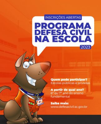 GESTÃO E PREVENÇÃO DE DESASTRES NAS ESCOLAS: DEFESA CIVIL DE SC OFERECE CAPACITAÇÃO PARA PROFESSORES E ALUNOS