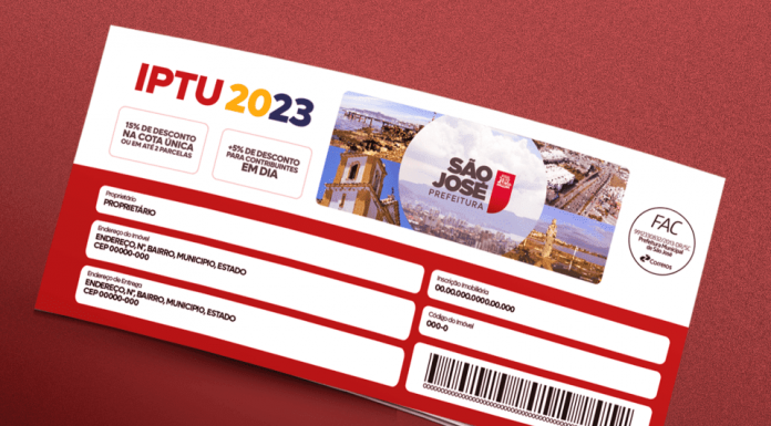 IPTU 2023: PREFEITURA DE SÃO JOSÉ APLICA 40% DA RECEITA EM EDUCAÇÃO E SAÚDE