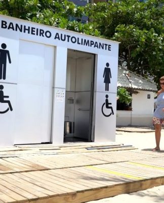 AVENIDA BEIRA MAR DE SÃO JOSÉ VAI RECEBER BANHEIROS COM HIGIENIZAÇÃO AUTOMÁTICA APÓS USO