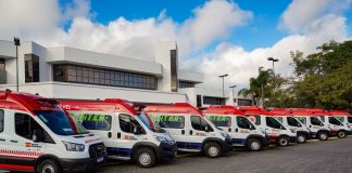 GOVERNO ENTREGA AMBULÂNCIAS PARA ATENDER O SAMU EM 21 CIDADES DE SC