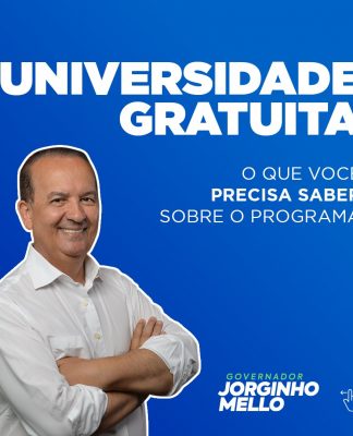 GOVERNADOR JORGINHO MELLO OFICIALIZA AMANHÃ O PROGRAMA UNIVERSIDADE GRATUITA EM SC
