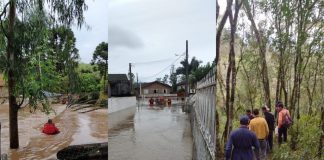 CHUVAS E ENCHENTES CAUSAM UMA MORTE E PREJUÍZOS EM 54 CIDADES DE SANTA CATARINA