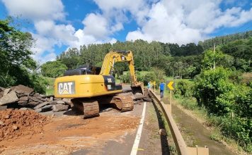 CHUVAS CAUSAM PROBLEMAS DE TRÁFEGO EM 68 RODOVIAS ESTADUAIS EM SANTA CATARINA