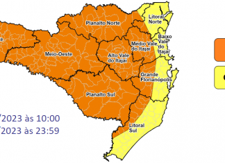 CHUVAS VOLUMOSAS CONTINUAM NESTA SEMANA EM SANTA CATARINA