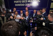 GOVERNADOR JORGINHO MELLO INAUGURA A NOVA ALFÂNDEGA DO PORTO SECO DE DIONÍSIO CERQUEIRA EM SC