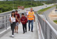 SEGURANÇA: GOVERNO DO ESTADO INAUGURA PASSARELA DE PEDESTRES SOBRE A RODOVIA SC-401 EM FLORIANÓPOLIS