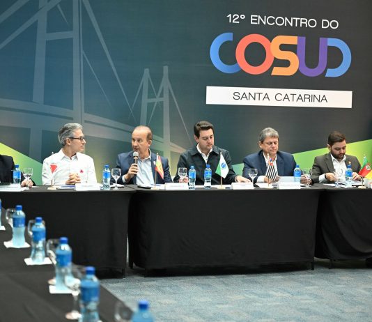 COSUD EM SC: GOVERNADORES DISCUTEM SEGURANÇA PÚBLICA, MEIO AMBIENTE E DÍVIDAS DOS ESTADOS
