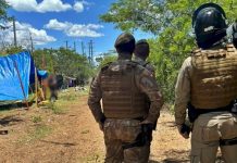 AÇÃO DA POLÍCIA MILITAR IMPEDE INVASÃO DE TERRENO NA SC-401 EM FLORIANÓPOLIS