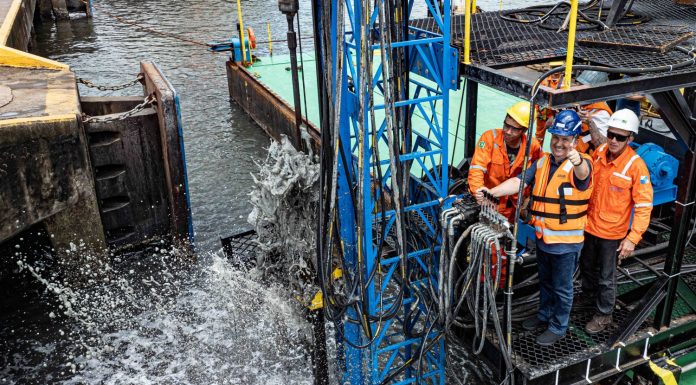 GOVERNADOR JORGINHO MELLO VISTORIA OBRA DE ENGENHARIA COMPLEXA NO PORTO DE SÃO FRANCISCO DO SUL