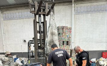FORÇAS DE SEGURANÇA DE PALHOÇA APREENDEM EQUIPAMENTOS FURTADOS DAS REDES DE ENERGIA ELÉTRICA E DE SANEAMENTO