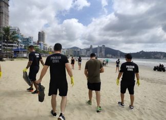OPERAÇÃO PRAIAS LIMPAS NA CAPITAL: POLÍCIA CIVIL E PARCEIROS PROMOVEM MUTIRÃO NO BALNEÁRIO DE CANASVIEIRAS