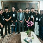 ALESC: DEPUTADOS DO PARLAMENTO JOVEM SÃO EMPOSSADOS PELO PRESIDENTE JULIO GARCIA