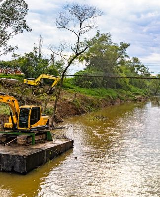 GOVERNO DE SANTA CATARINA AVANÇA NO COMBATE ÀS CHEIAS COM OBRAS NO ALTO VALE