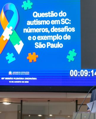ALESC: DEPUTADO DEFENDE CRIAÇÃO DA CASA DO AUTISTA EM SANTA CATARINA
