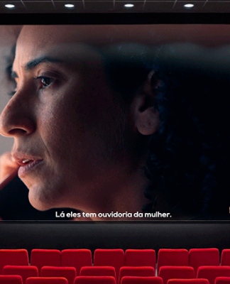 JUSTIÇA DE SC LEVA CAMPANHA CONTRA VIOLÊNCIA DOMÉSTICA ÀS SALAS DE CINEMA