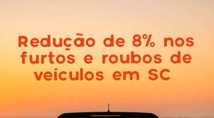 POLICIA CIVIL DE SANTA CATARINA REGISTRA QUEDA NOS CRIMES DE FURTOS E ROUBOS DE VEÍCULOS EM 2025