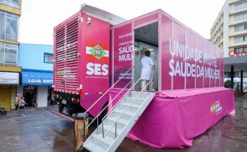 GOVERNO DO ESTADO LANÇA CARRETAS DA SAÚDE PARA AMPLIAR EXAMES DE PREVENÇÃO DO CÂNCER DE MAMA EM SC