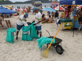FLORIANÓPOLIS REFORÇA LIMPEZA PARA O VERÃO COM CONTRATAÇÃO RECORDE DE GARIS TEMPORÁRIOS