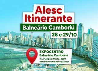 ALESC ITINERANTE CHEGA A BALNEÁRIO CAMBORIÚ PARA ENCERRAR O CICLO DE 2025