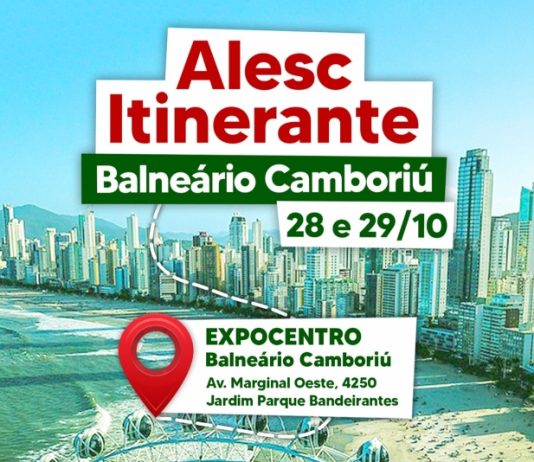 ALESC ITINERANTE CHEGA A BALNEÁRIO CAMBORIÚ PARA ENCERRAR O CICLO DE 2025