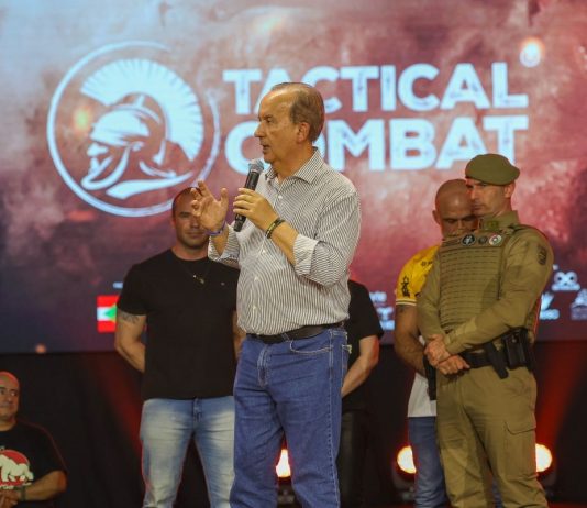 CRICIÚMA: GOVERNADOR JORGINHO MELLO ACOMPANHA EVENTO DE COMBATE TÁTICO ENTRE MILITARES DO BRASIL E DE OUTROS PAÍSES