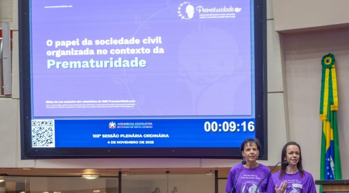 PREMATURIDADE EM DEBATE NA ALESC: VOLUNTÁRIAS DESTACAM DESAFIOS E AVANÇOS NA ATENÇÃO AOS BEBÊS PREMATUROS
