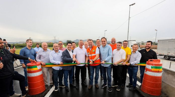 GOVERNO DE SC LIBERA VIADUTO DA MARGINAL NA INTERSEÇÃO DA SC-486 COM A BR-101 EM ITAJAÍ