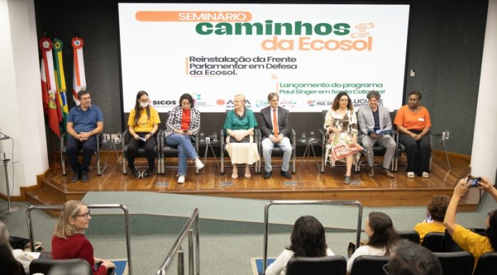 FRENTE PARLAMENTAR DE ECONOMIA SOLIDÁRIA É REINSTALADA NA ALESC