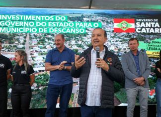 GOVERNO DE SC LEVA PAVIMENTAÇÃO E MAQUINÁRIO A DESCANSO EM INVESTIMENTO DE QUASE R$ 3 MILHÕES