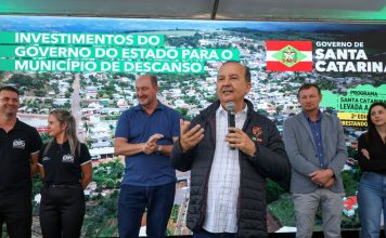 GOVERNO DE SC LEVA PAVIMENTAÇÃO E MAQUINÁRIO A DESCANSO EM INVESTIMENTO DE QUASE R$ 3 MILHÕES