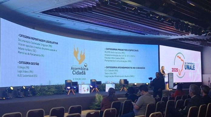 ALESC É FINALISTA NO PRÊMIO UNALE ASSEMBLEIA CIDADÃ COM REPORTAGEM SOBRE VÍCIO EM APOSTAS