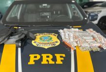 PRF APREENDE QUASE 500 MEDICAMENTOS ILEGAIS EM VEÍCULO NA BR-101, EM ITAJAÍ