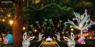 PÁSCOA FLORIPA 2026 TRANSFORMA O CENTRO HISTÓRICO EM CENÁRIO DE LUZ, FÉ E DIVERSÃO