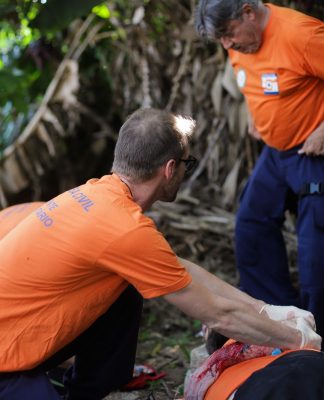 DEFESA CIVIL DE FLORIANÓPOLIS REALIZA SIMULADO INÉDITO DE DESASTRES NO CÓRREGO GRANDE NESTE DOMINGO